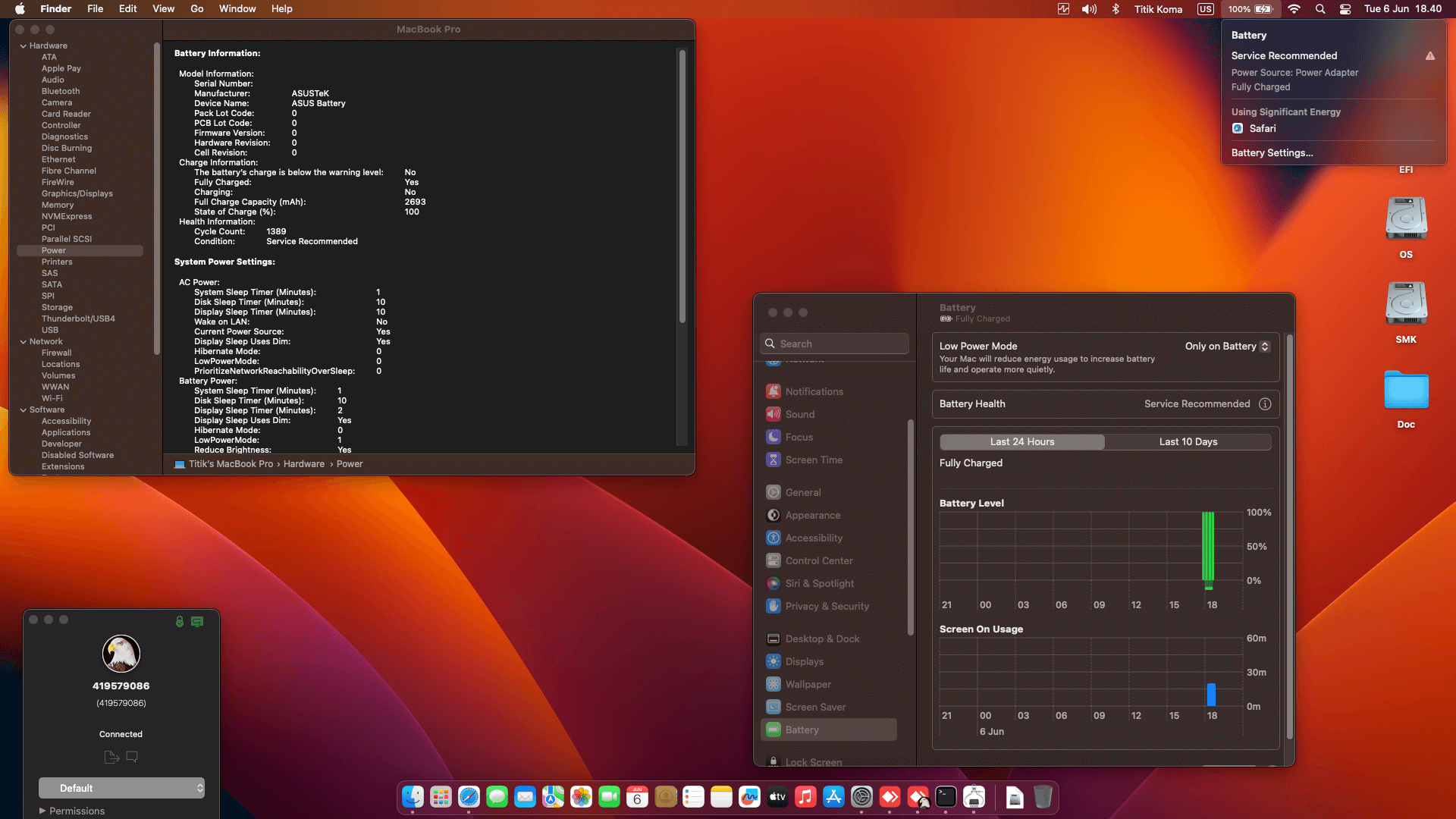 Asus VivoBook A409FJ EK551T [WhiskeyLake   Intel UHD 620 + I2C]   OpenCore 1